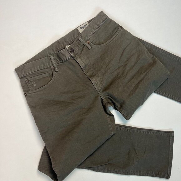 NWT Todd Snyder SLIM FIT 5-POCKET CHINO Denim Jeans Mens 32x32 MOSS - Picture 10 of 13